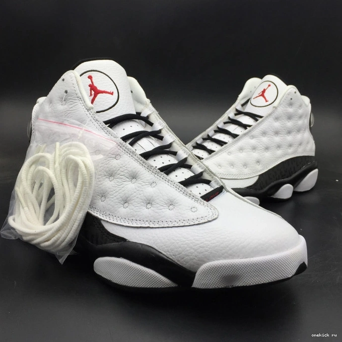 Rep Onekick JORDAN 888164-112 13 white black RETRO 